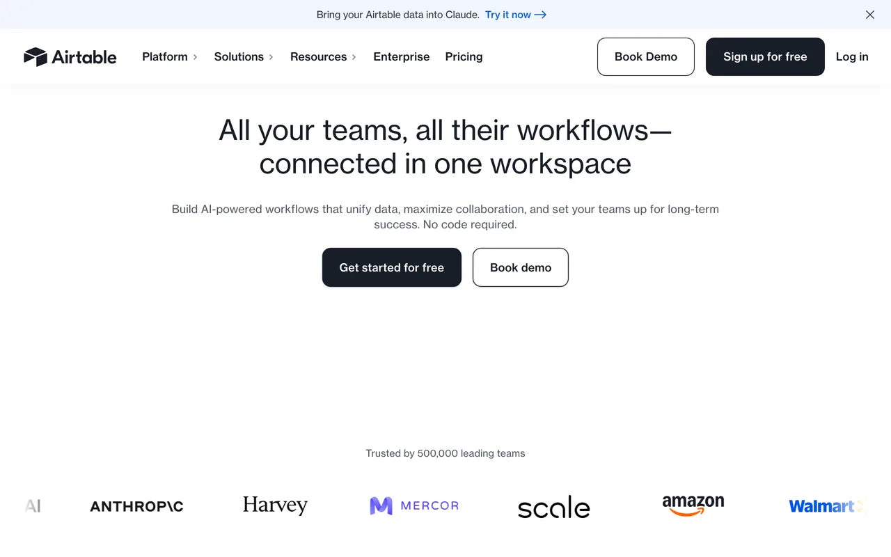 Airtable screenshot