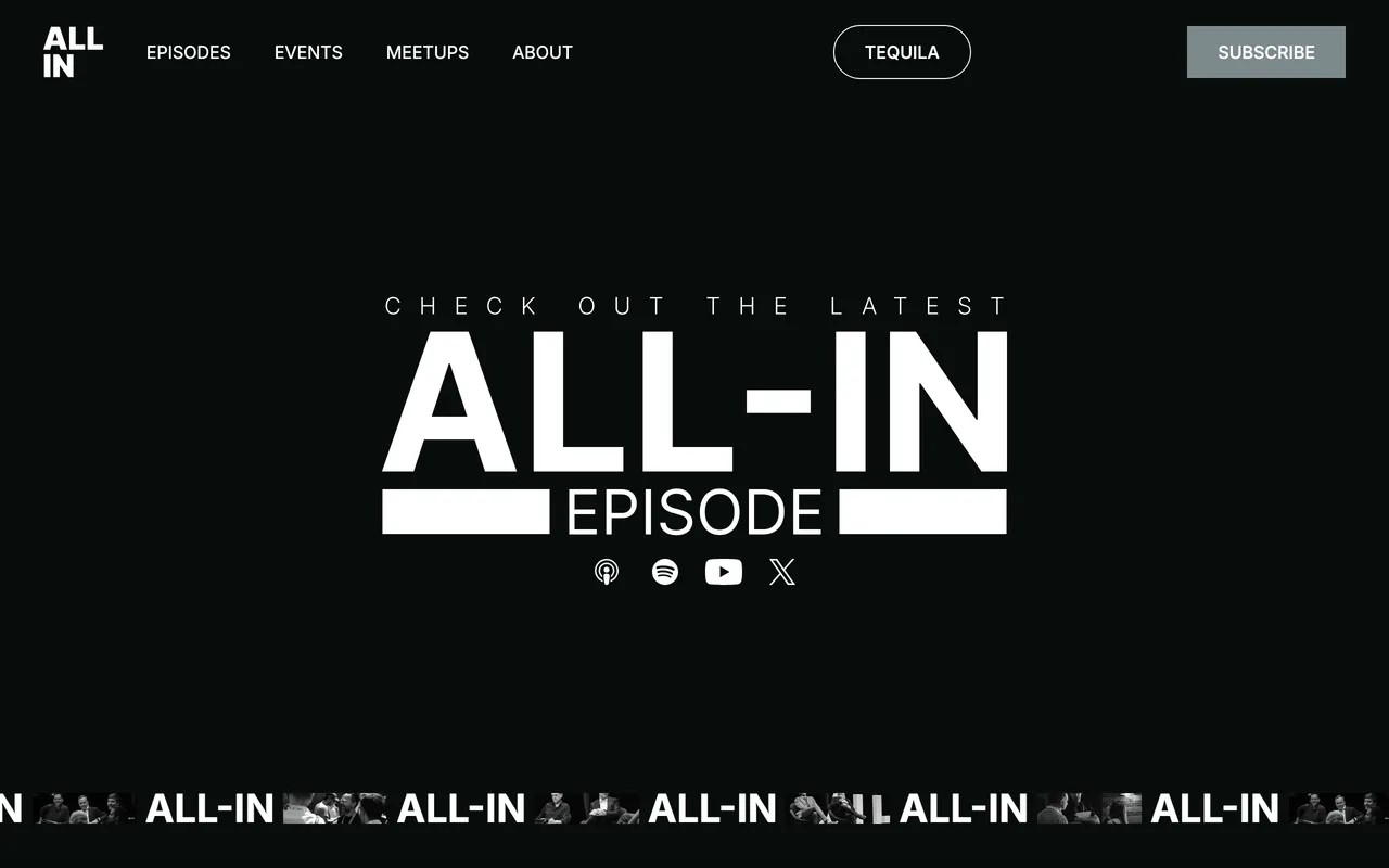All-In Podcast screenshot
