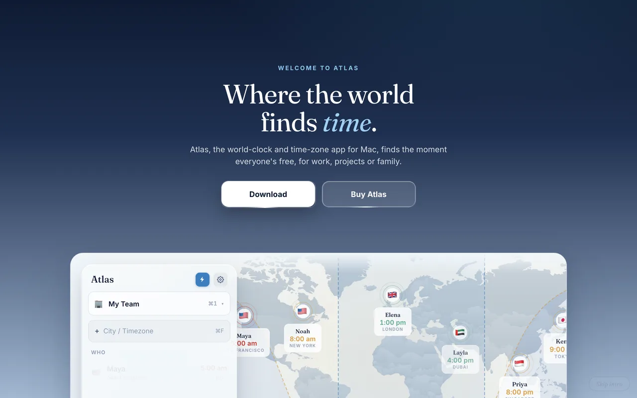 Atlas screenshot