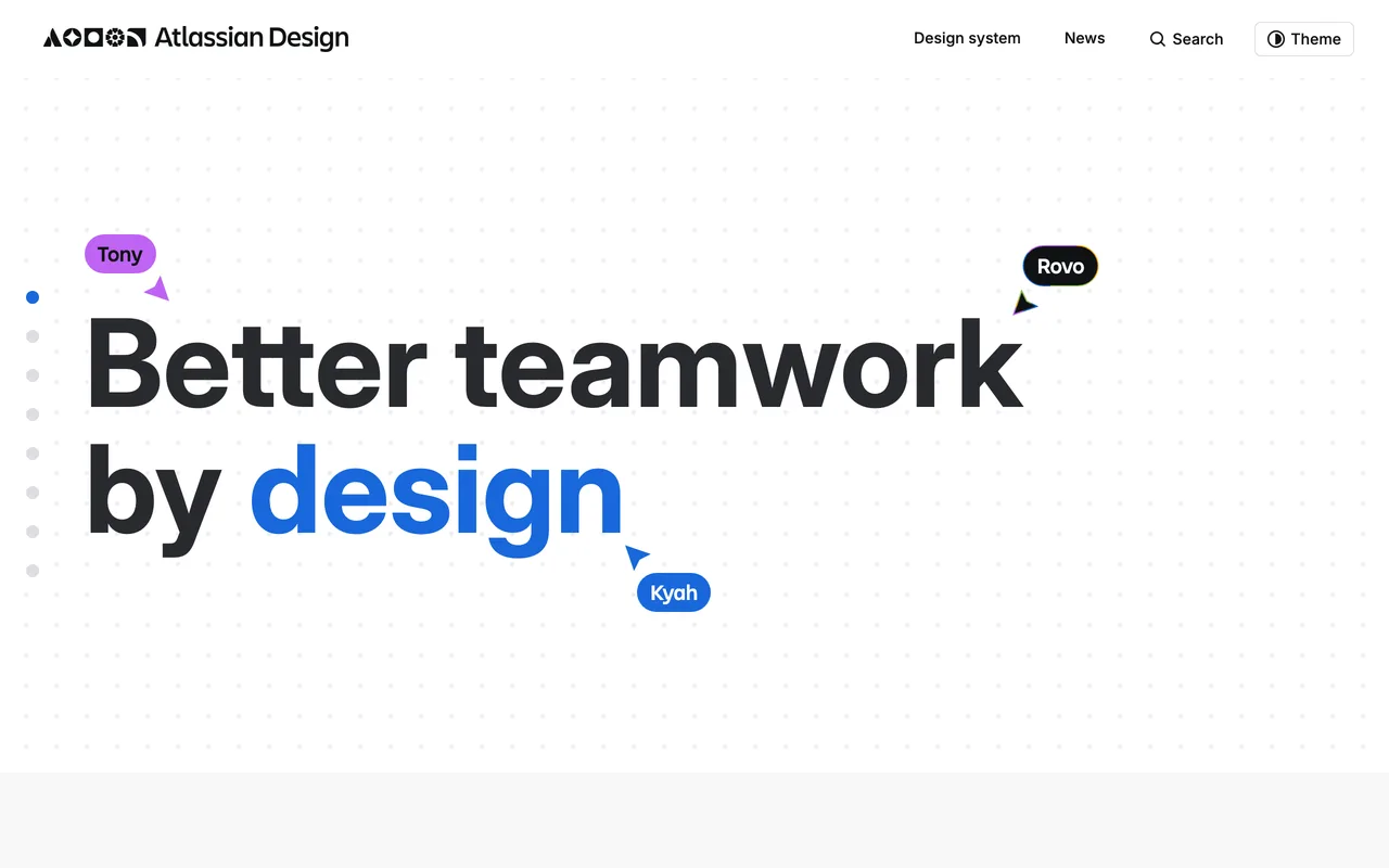 Atlassian Design screenshot