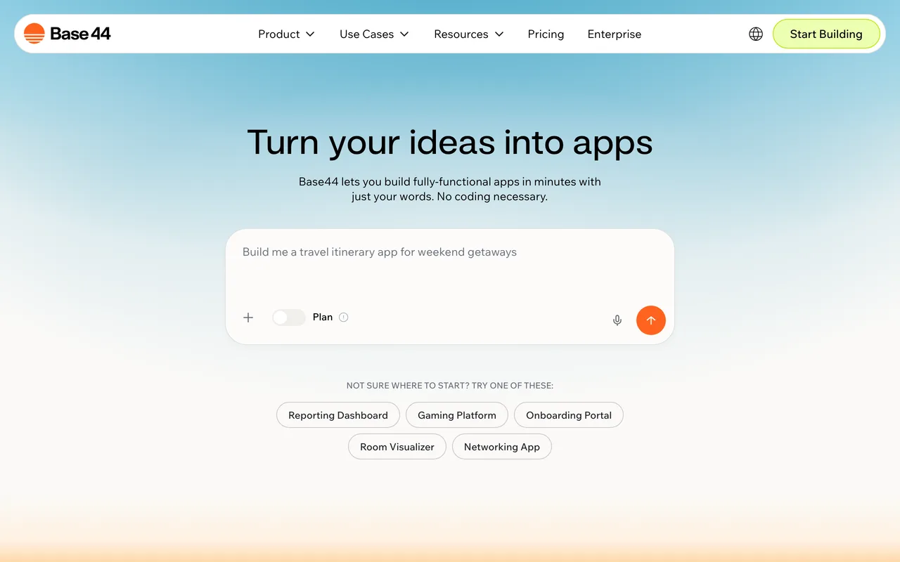 Base44 screenshot