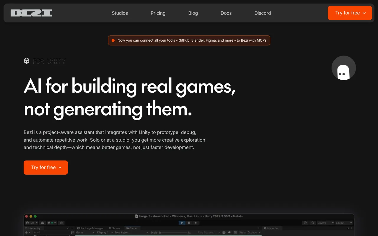 Bezi screenshot