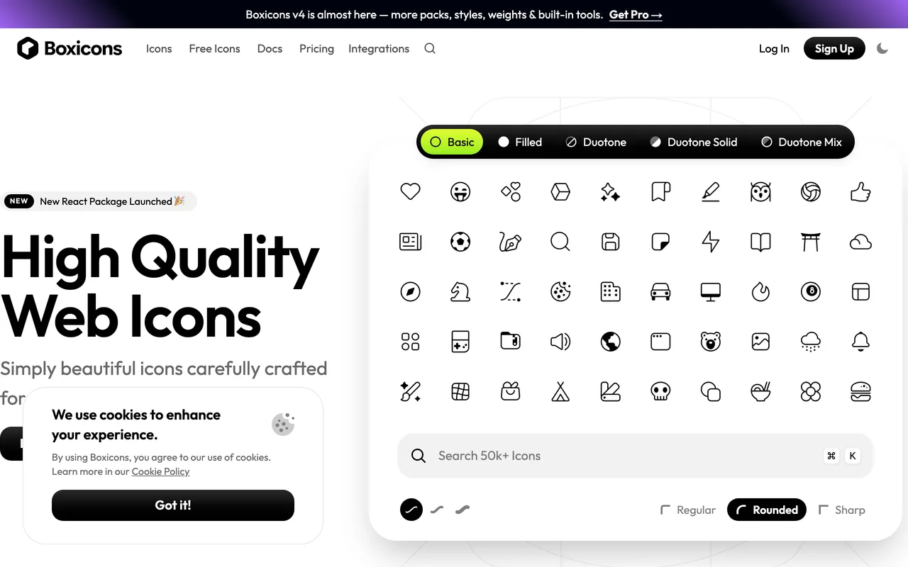 Boxicons screenshot