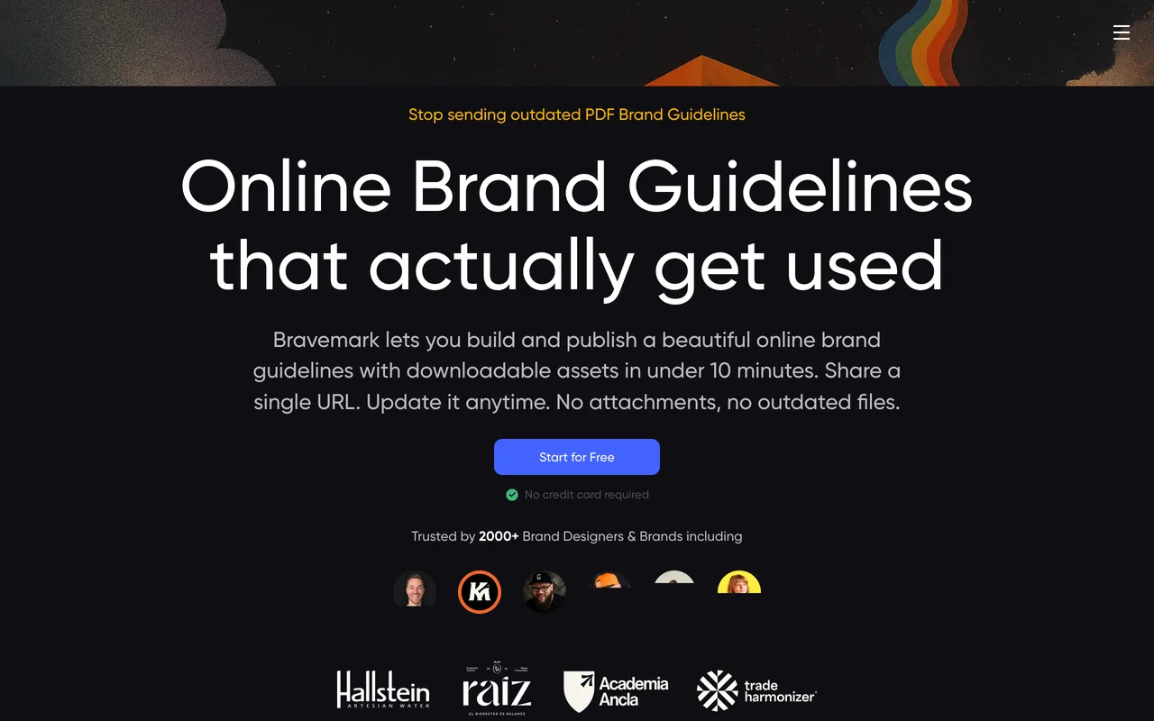 Bravemark screenshot