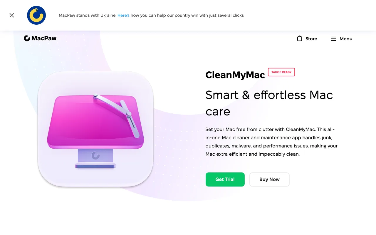 CleanMyMac screenshot