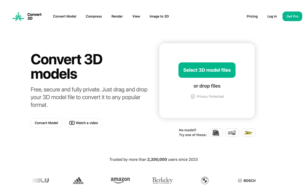 Convert3D screenshot