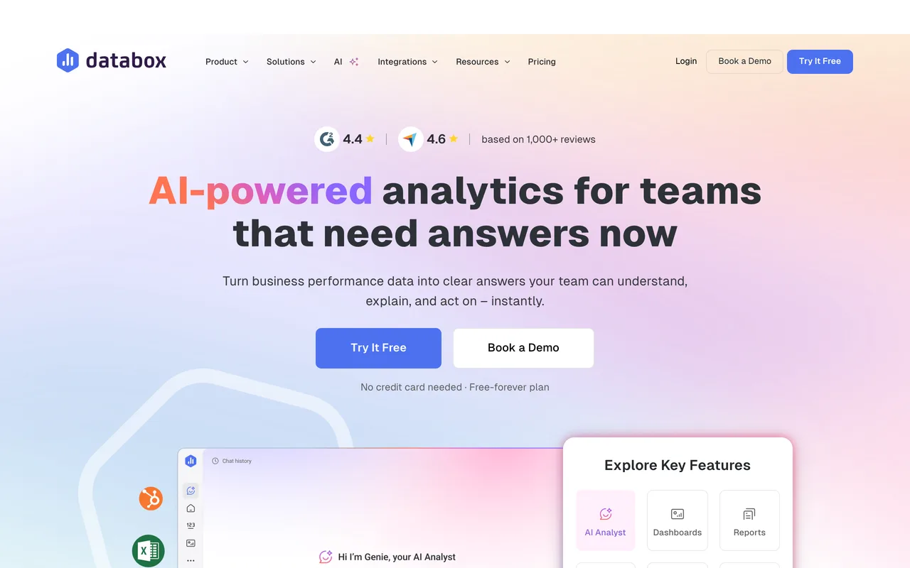 Databox screenshot
