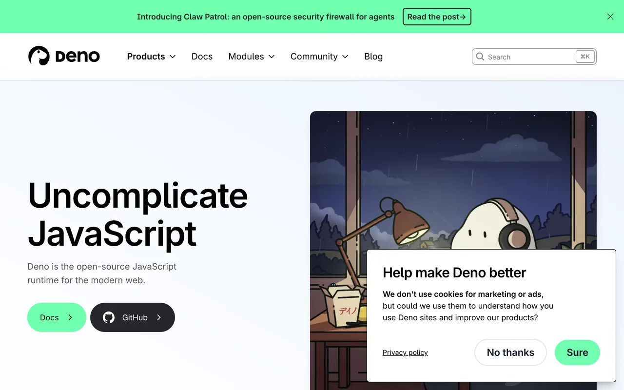 Deno screenshot