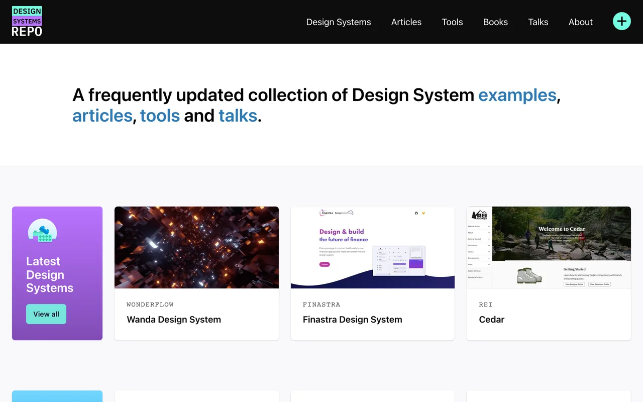 Design Systems Repo screenshot