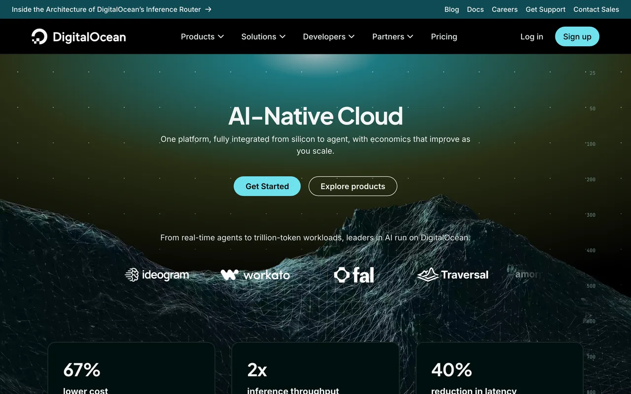DigitalOcean screenshot