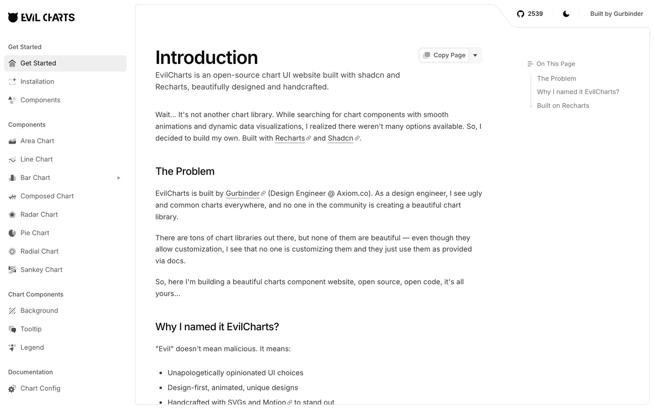 Evil Charts screenshot