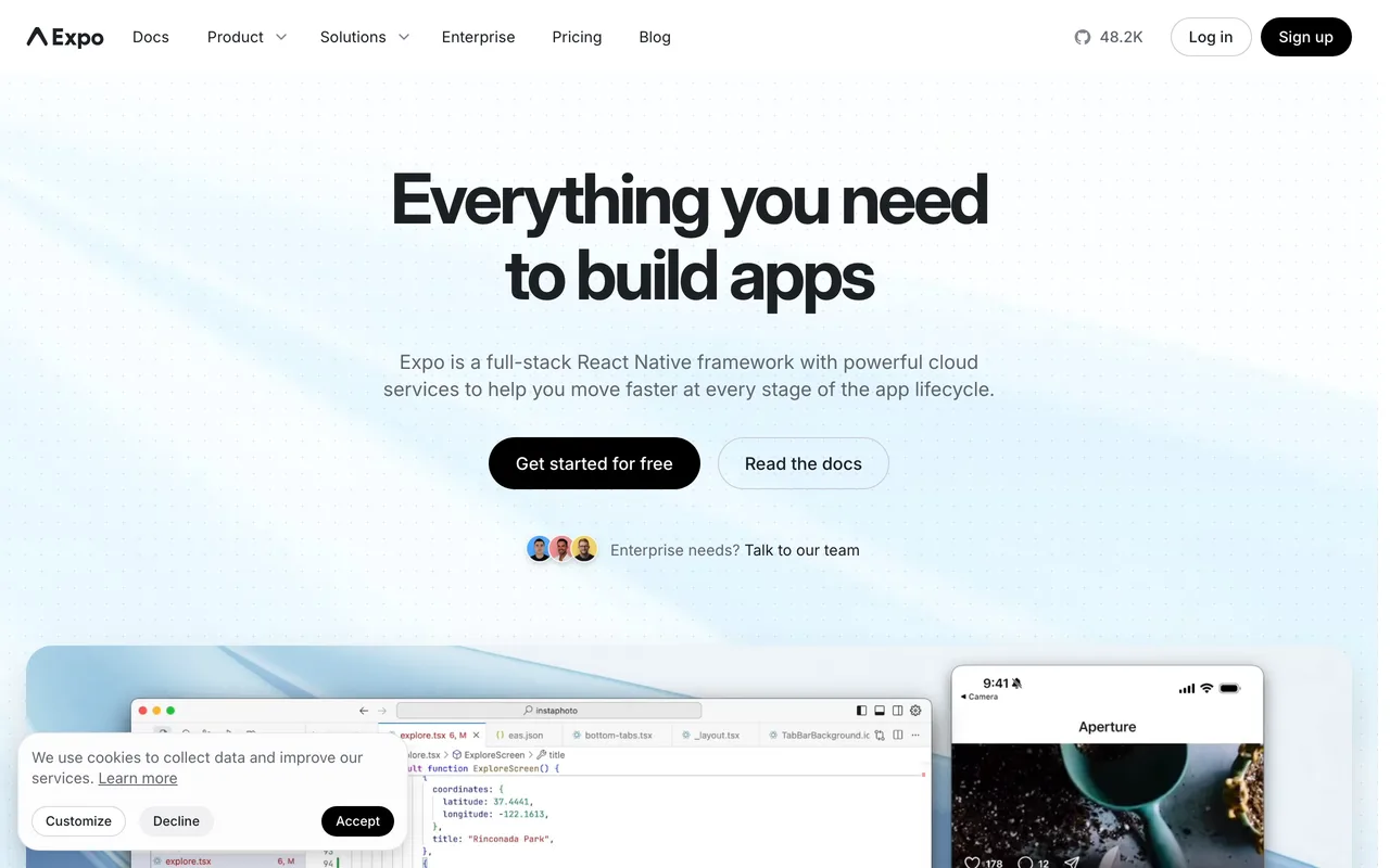 Expo screenshot
