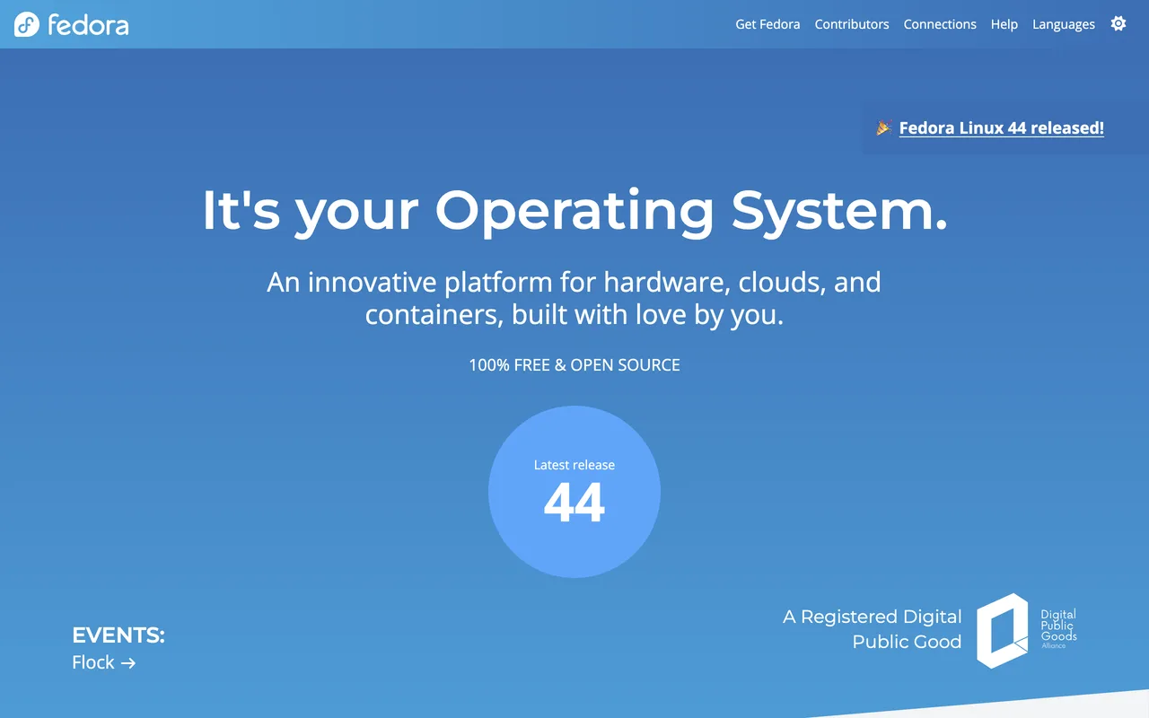 Fedora screenshot