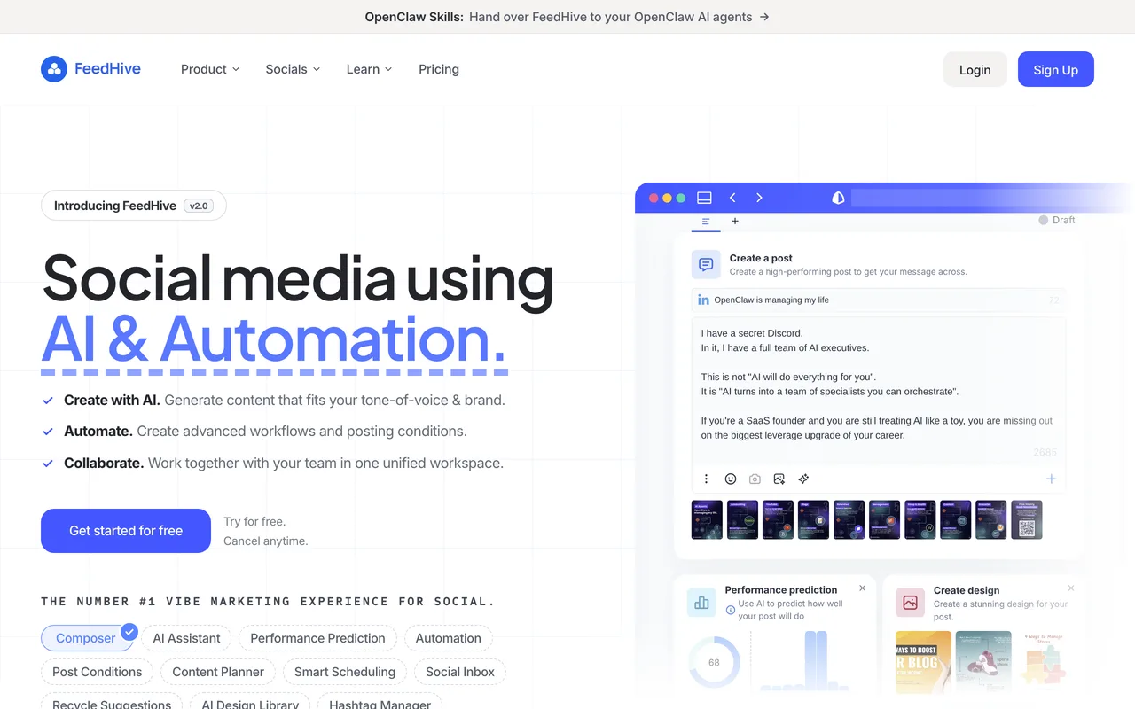 FeedHive screenshot