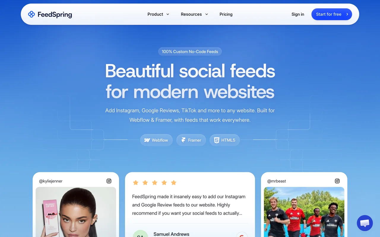 FeedSpring screenshot