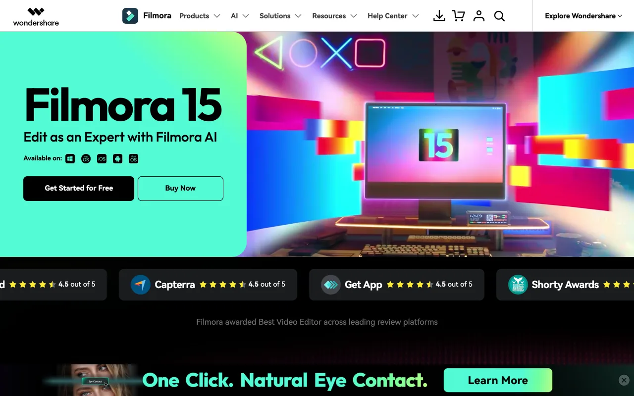 Filmora screenshot