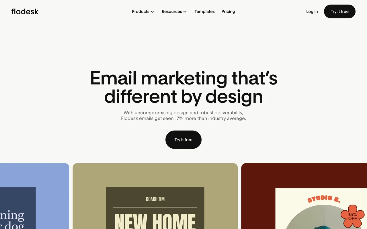 Flodesk screenshot