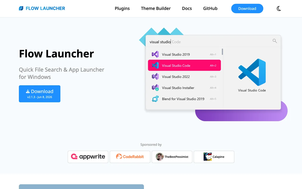 Flow Launcher screenshot