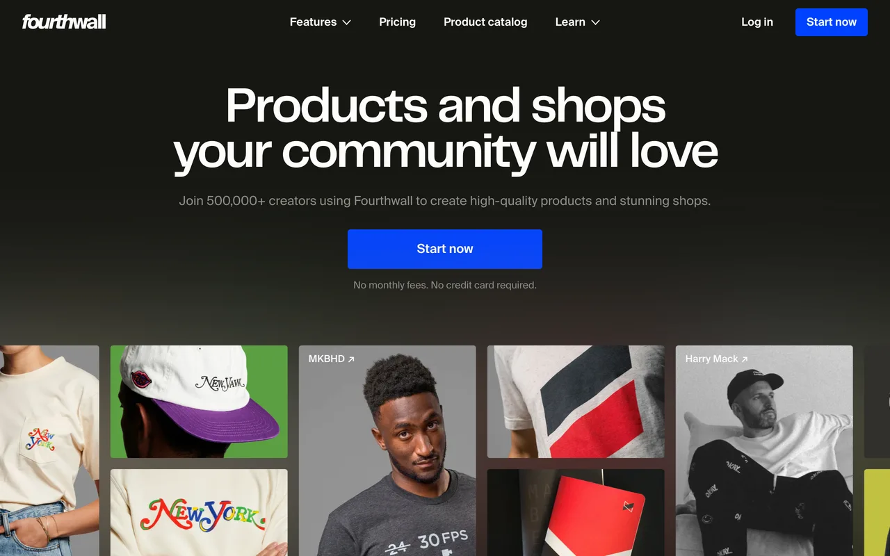 Fourthwall screenshot