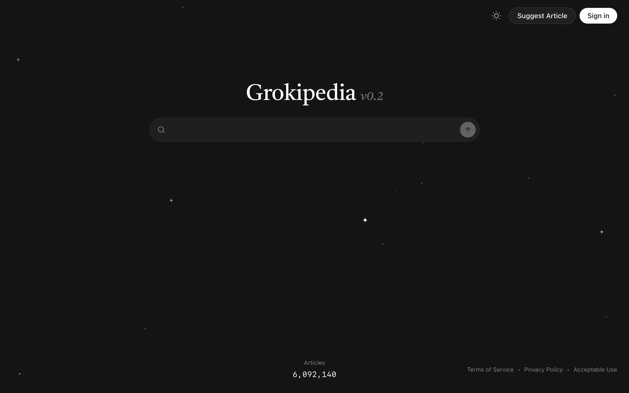 Grokipedia screenshot
