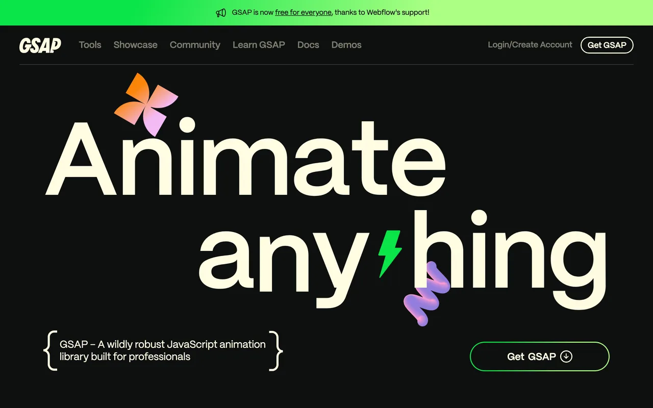 GSAP screenshot