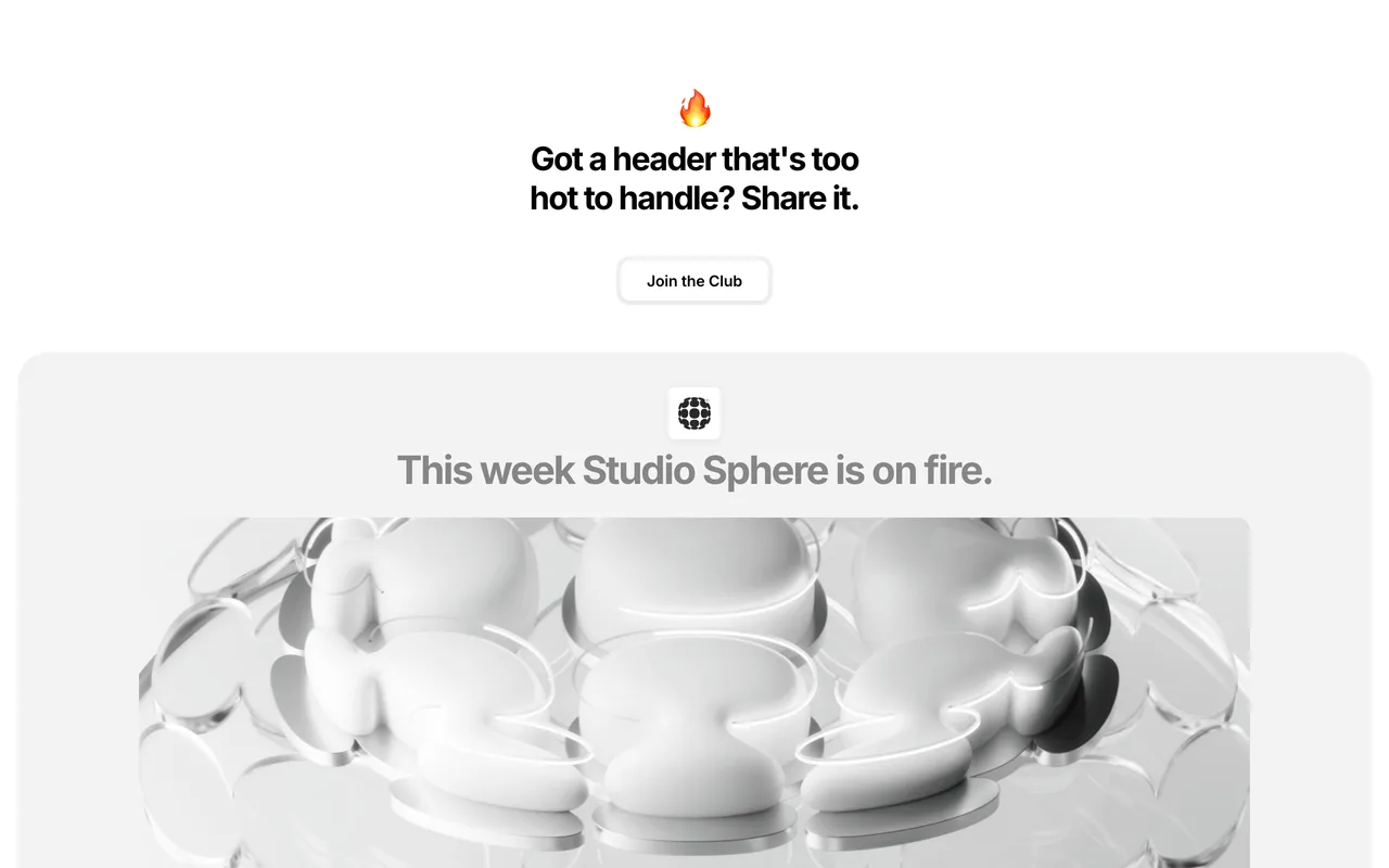 Headers Club screenshot