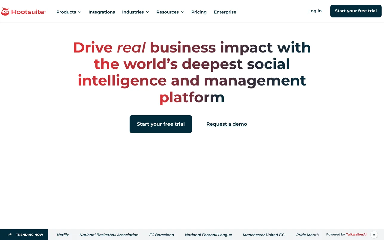 Hootsuite screenshot