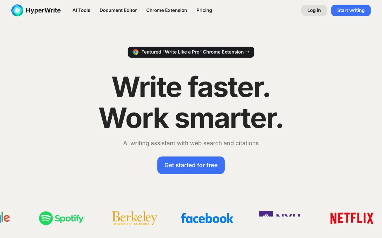HyperWrite screenshot