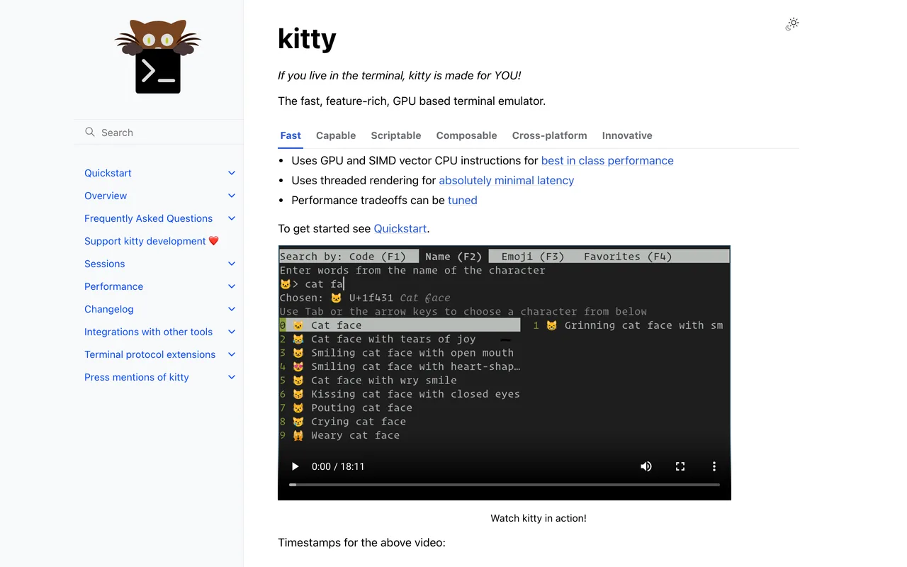 Kitty screenshot