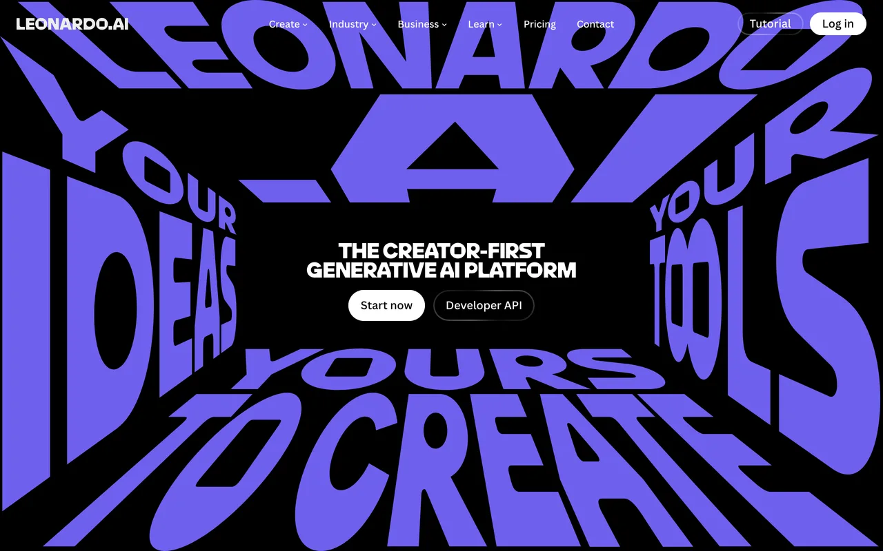 Leonardo AI screenshot