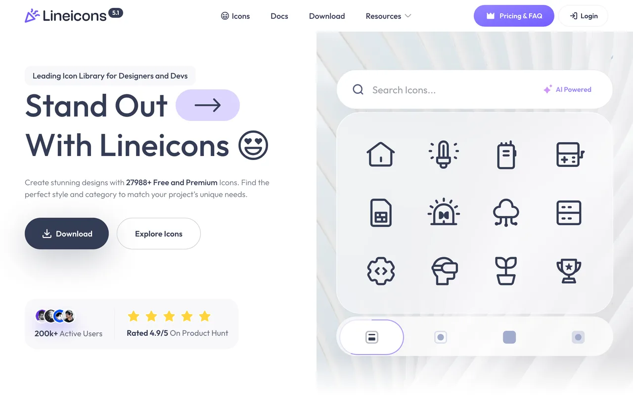 Lineicons screenshot