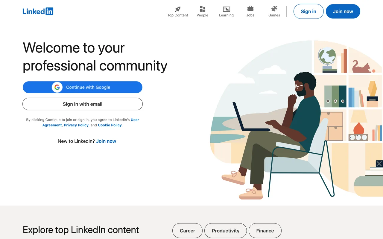 LinkedIn screenshot