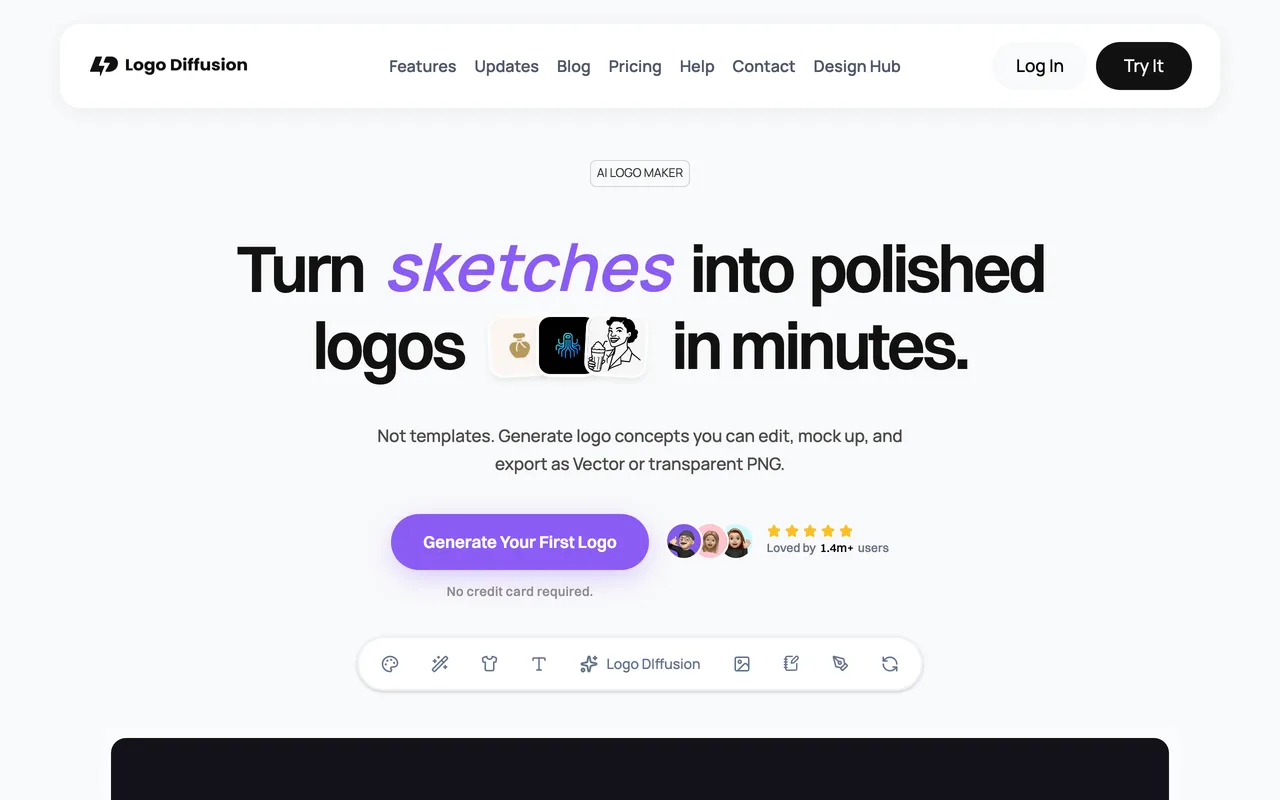 Logo Diffusion screenshot