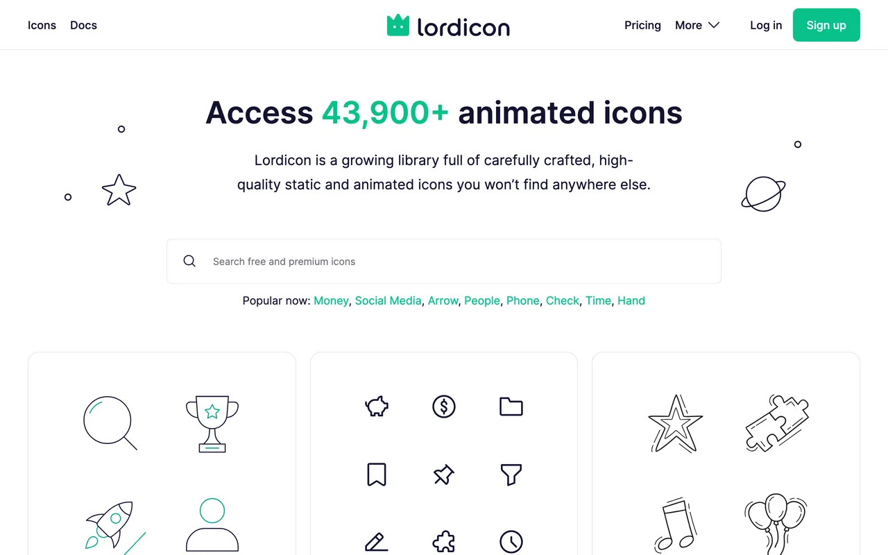 Lordicon screenshot