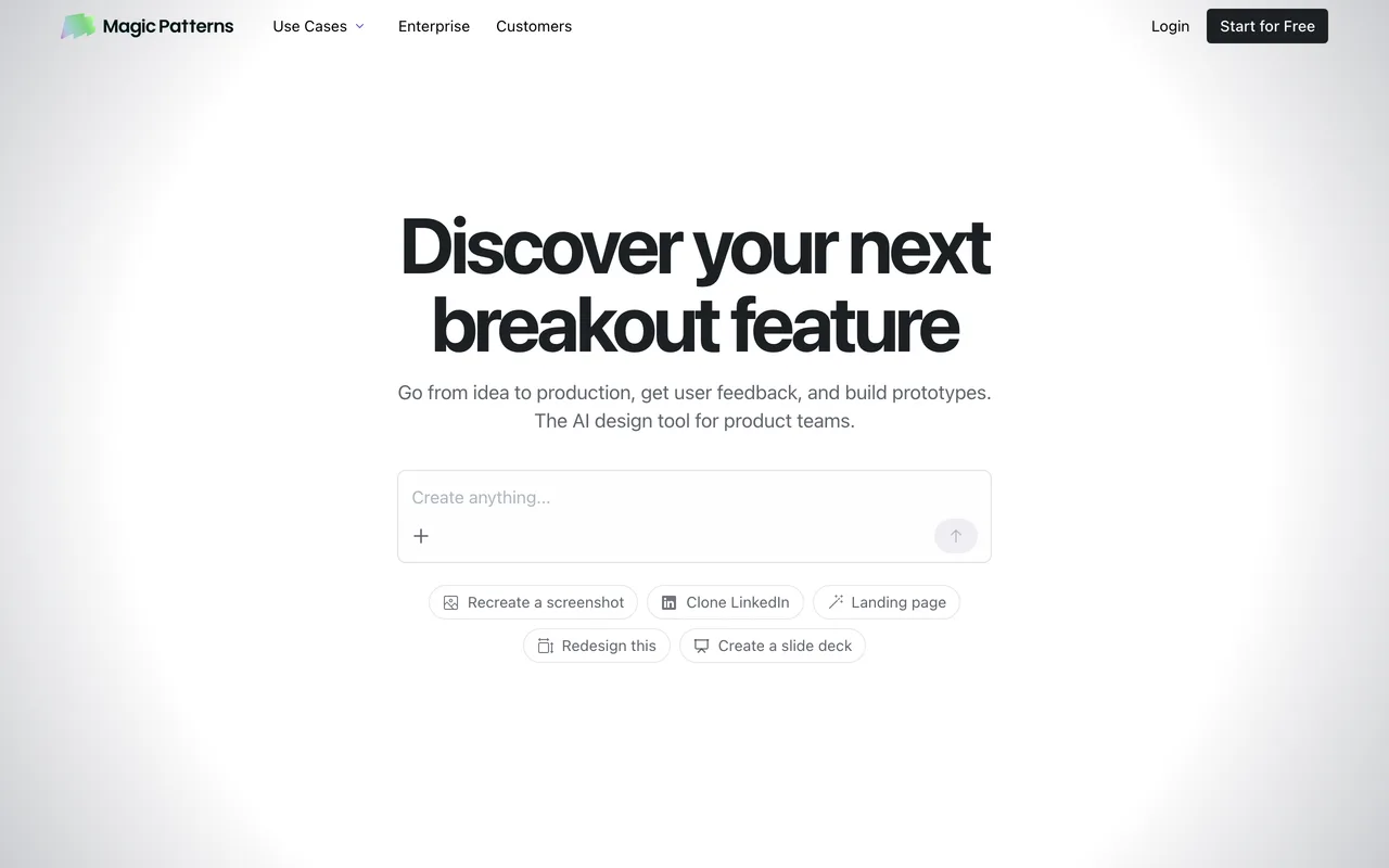 Magic Patterns screenshot