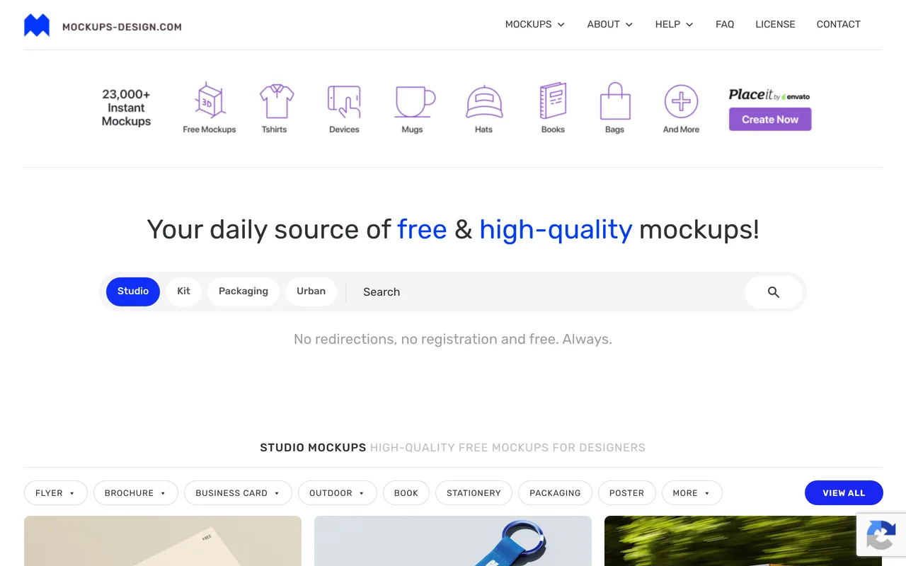 Mockups Design screenshot
