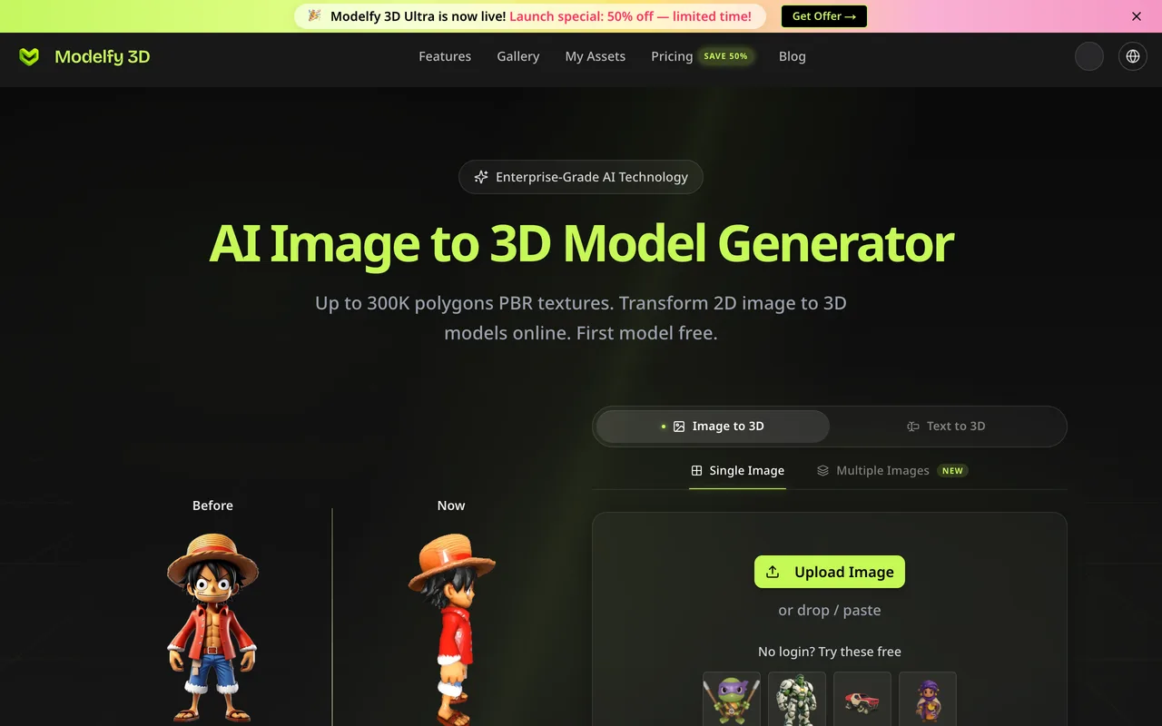 Modelfy 3D screenshot