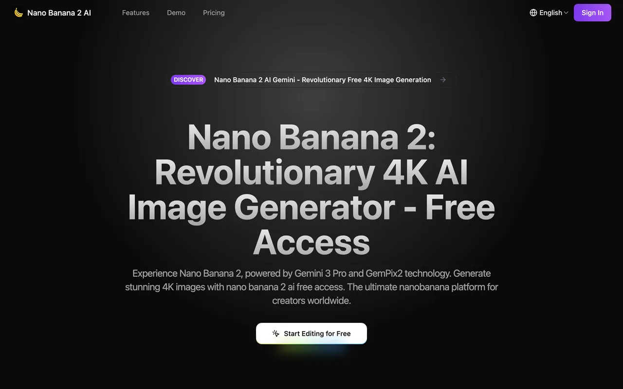 Nano Banana 2 AI screenshot