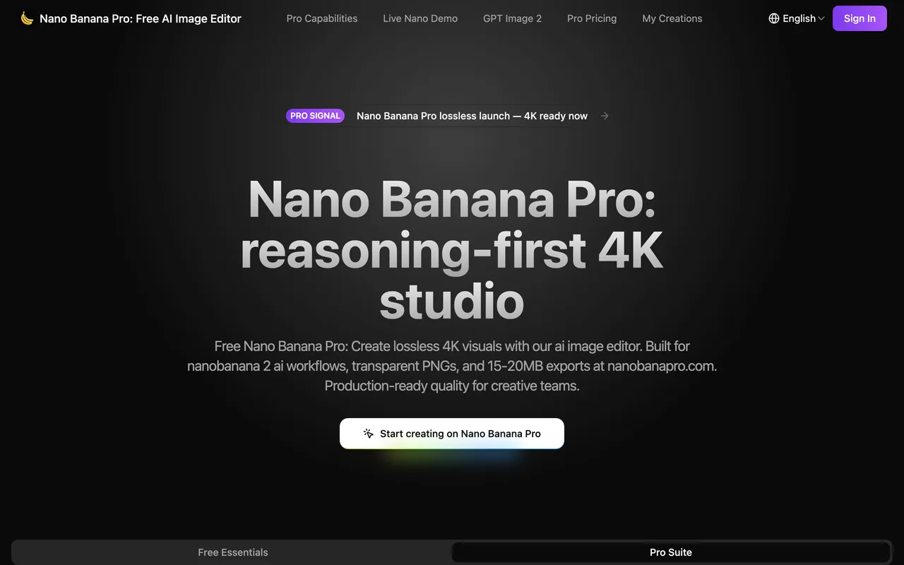 Nano Banana Pro screenshot