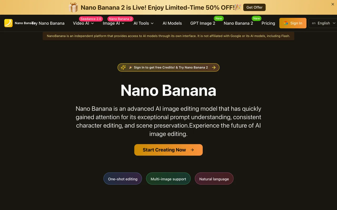 Nano Banana screenshot