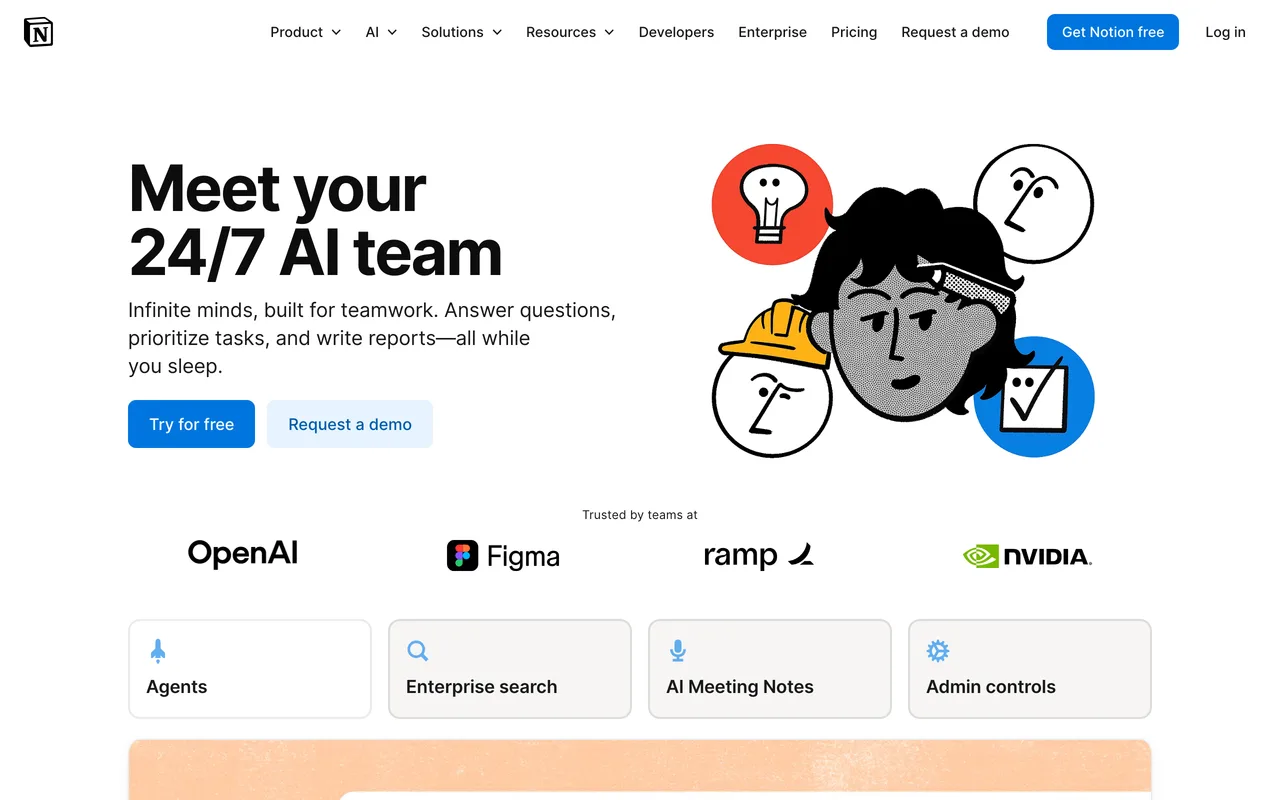 Notion AI screenshot
