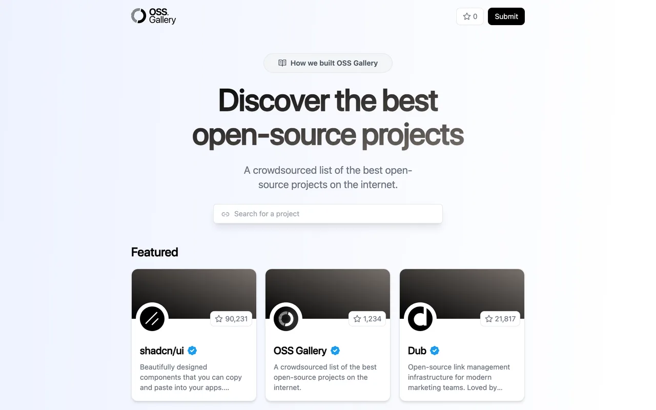 OSS Gallery screenshot