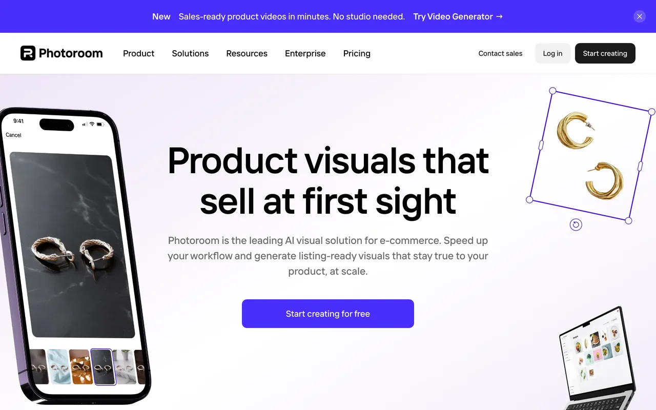 Photoroom screenshot