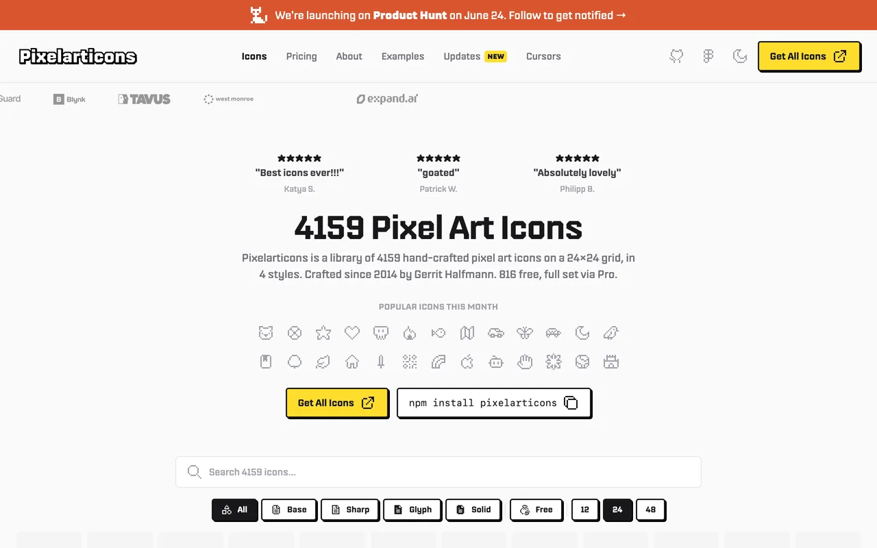Pixel Art Icons screenshot