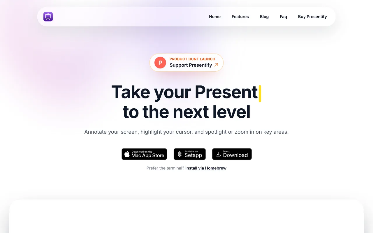 Presentify screenshot