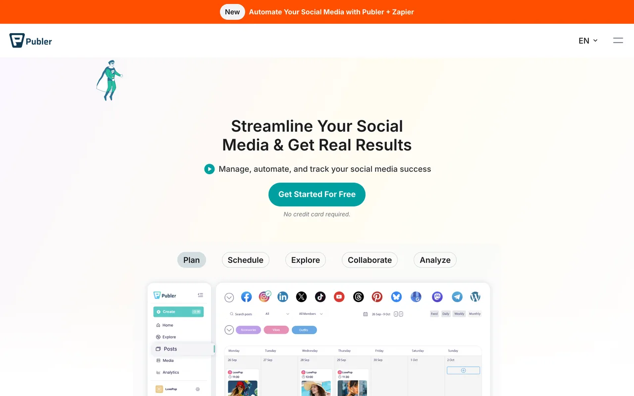 Publer screenshot