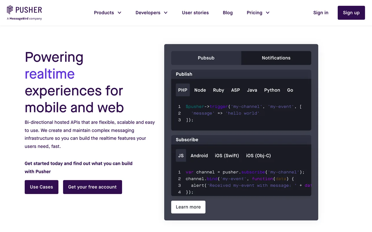 Pusher screenshot