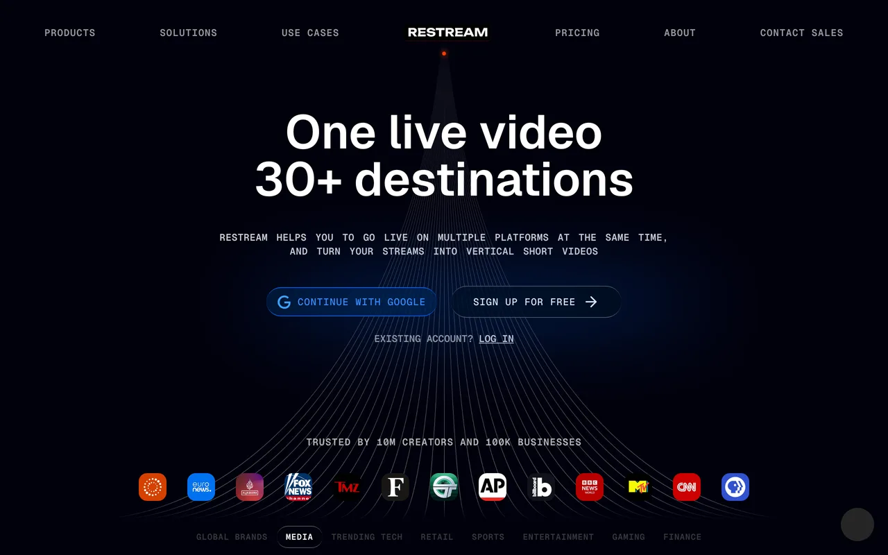 Restream screenshot