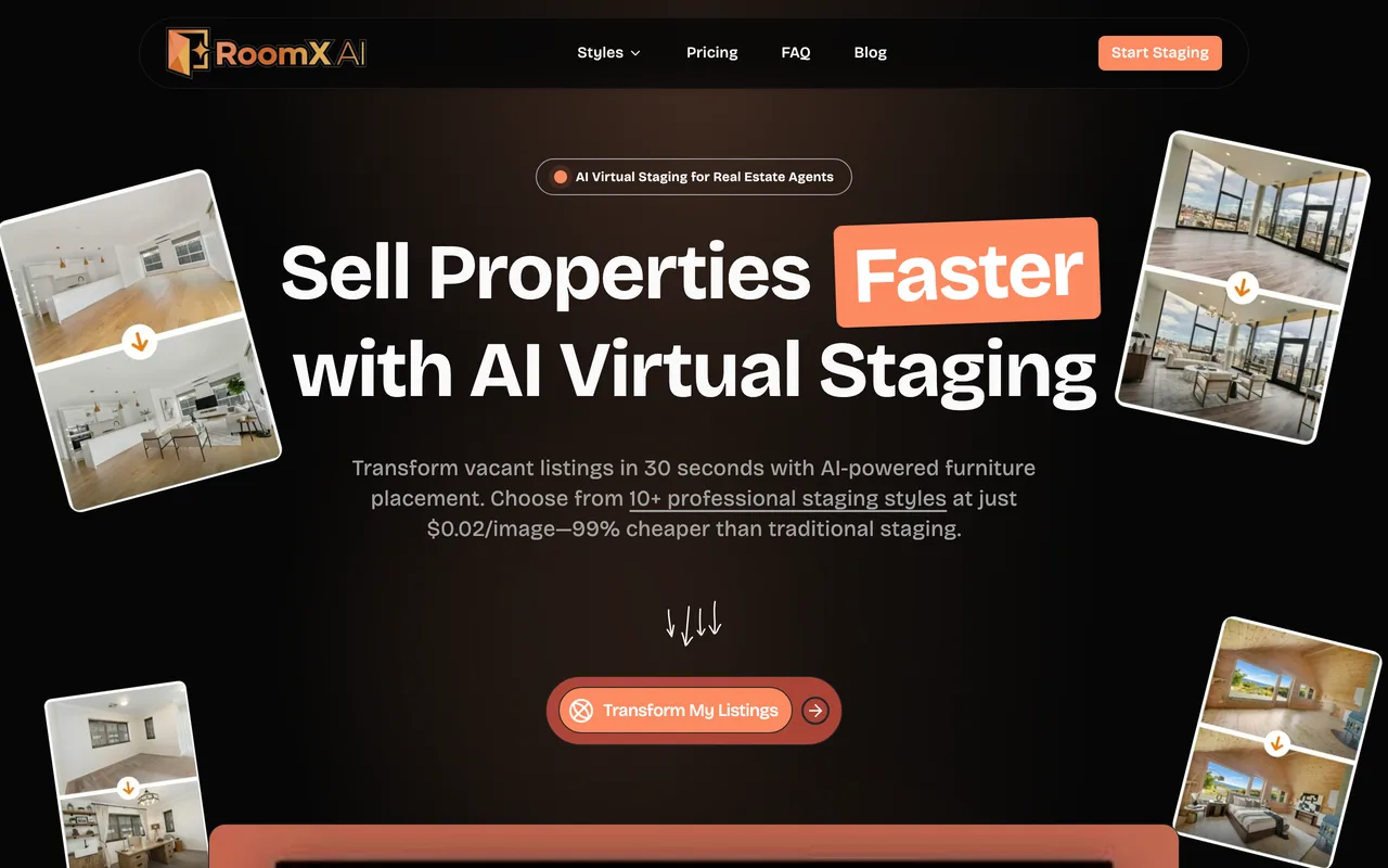 RoomX AI screenshot