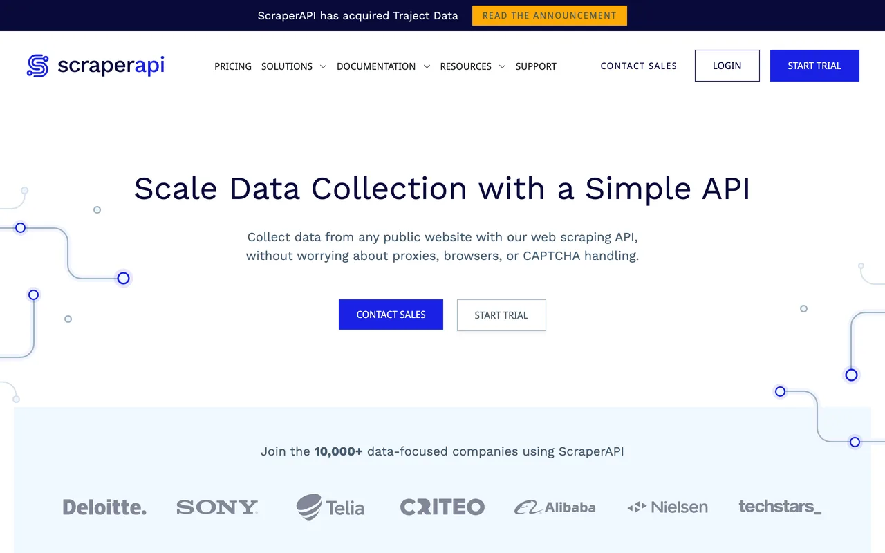 ScraperAPI screenshot
